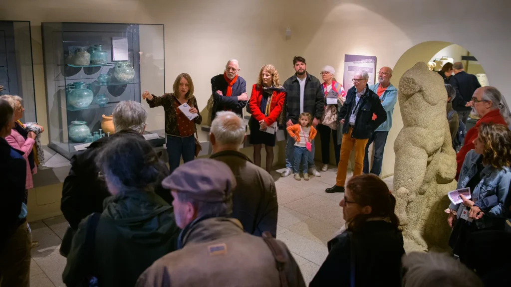 visite d'un groupe au musée des beaux art de Limoges