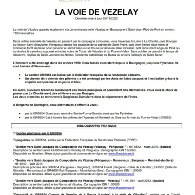 La Voie de Vezelay