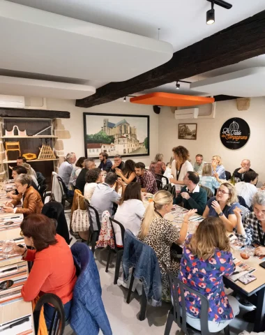 Groupe dans un restaurant